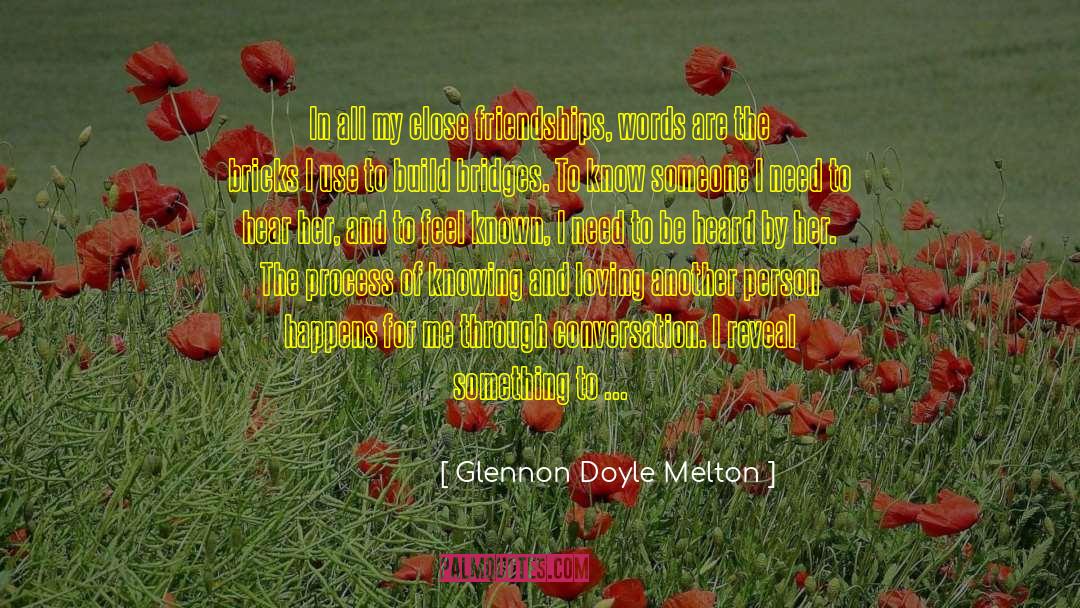 Loving Another quotes by Glennon Doyle Melton
