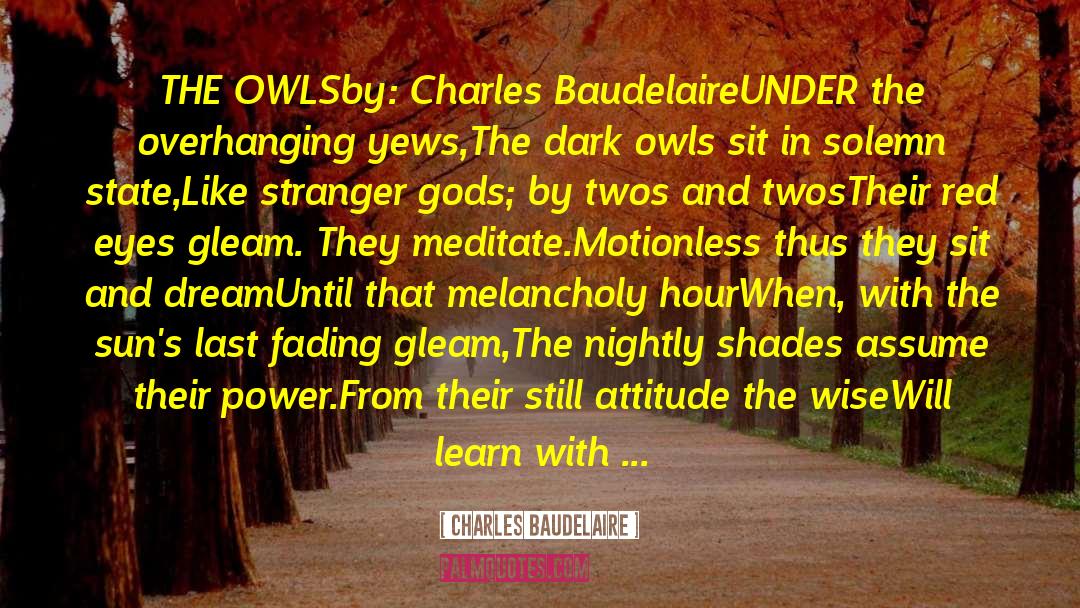 Loving Eyes quotes by Charles Baudelaire