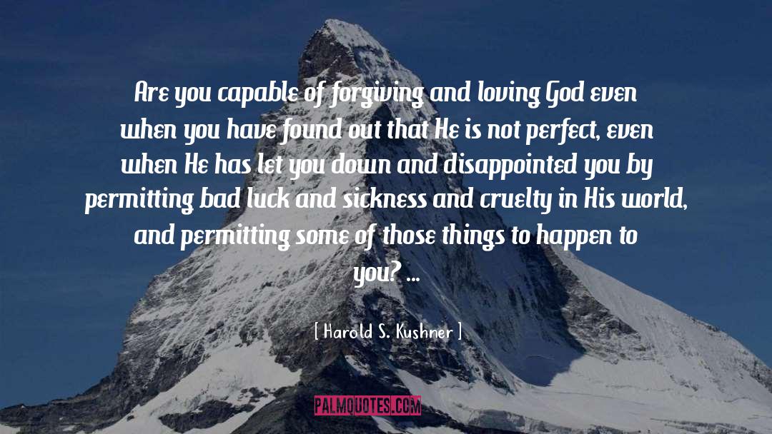 Loving God quotes by Harold S. Kushner