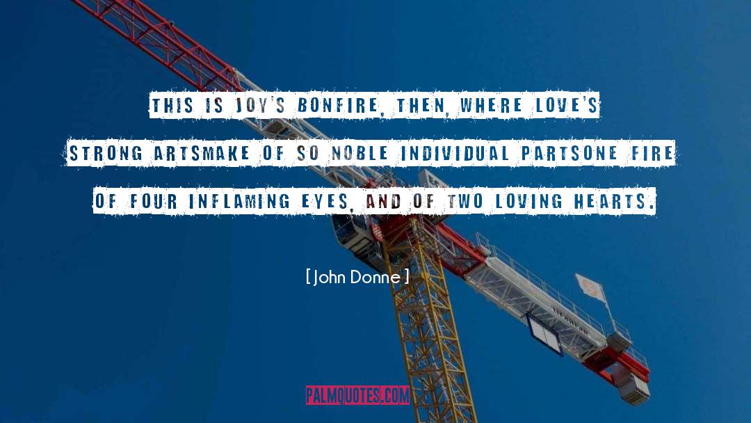 Loving Hearts quotes by John Donne