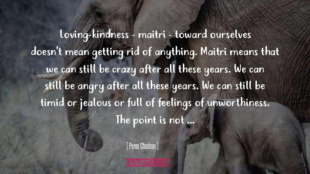 Loving Kindness quotes by Pema Chodron