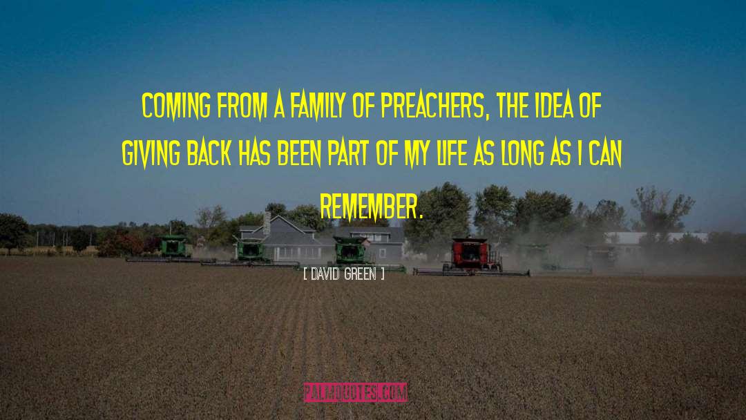 Loving My Family quotes by David Green