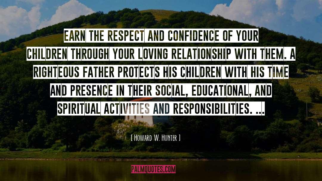 Loving Relationship quotes by Howard W. Hunter