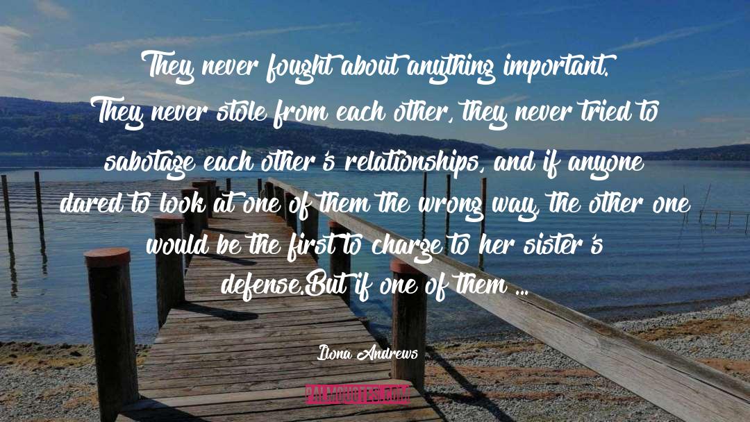 Loving Relationships quotes by Ilona Andrews