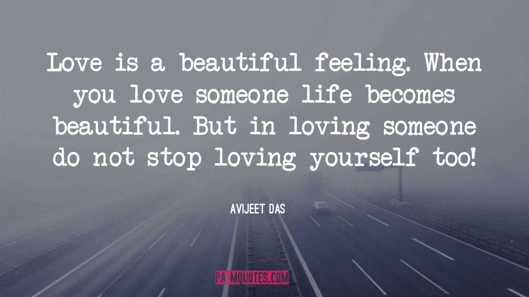 Loving Someone quotes by Avijeet Das
