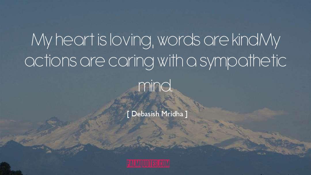 Loving Words quotes by Debasish Mridha