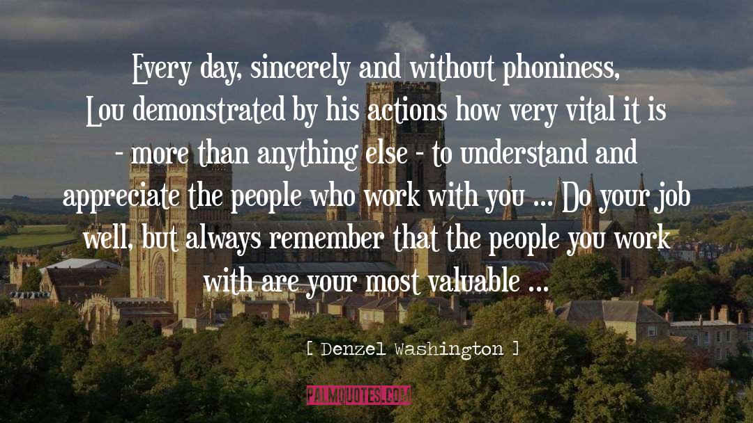 Loving Your Work quotes by Denzel Washington
