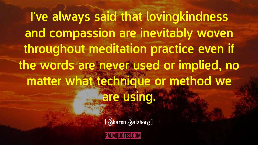 Lovingkindness quotes by Sharon Salzberg