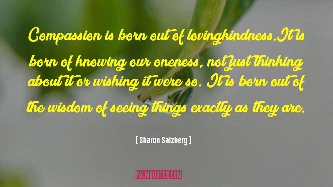 Lovingkindness quotes by Sharon Salzberg