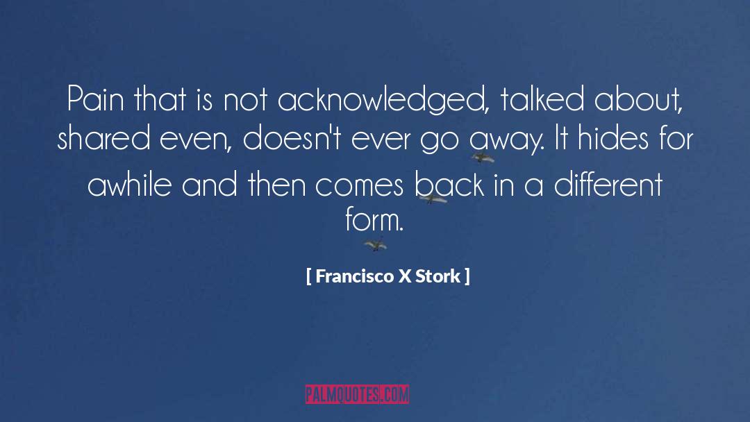 Low Back Pain quotes by Francisco X Stork