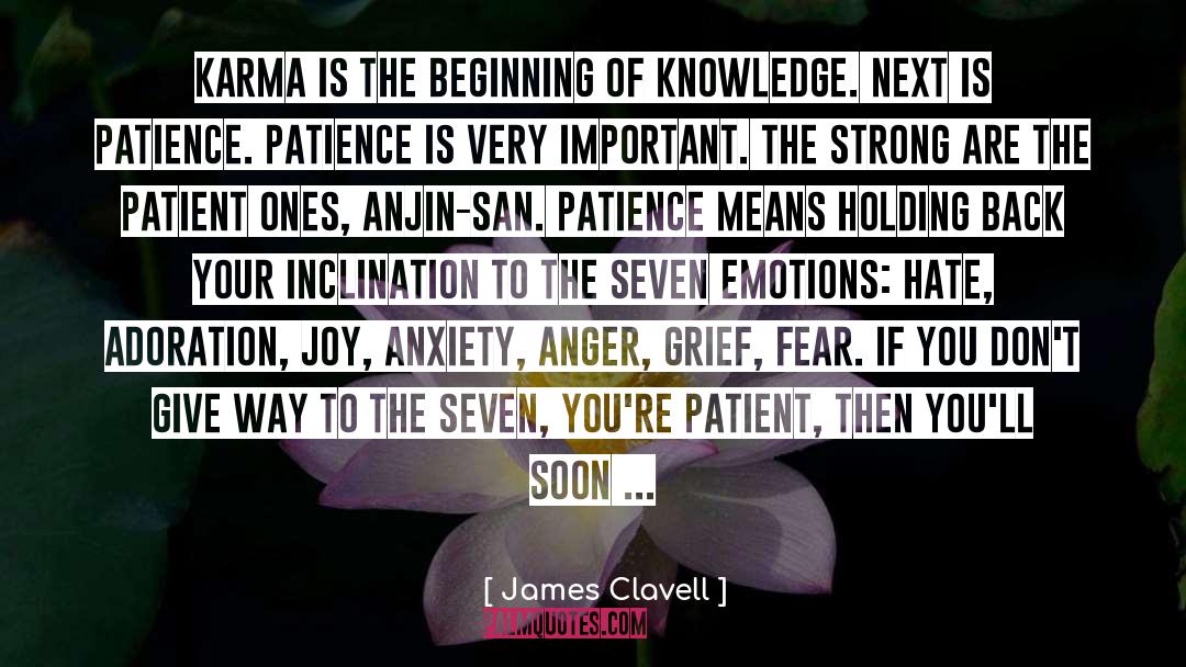 Lower Back quotes by James Clavell