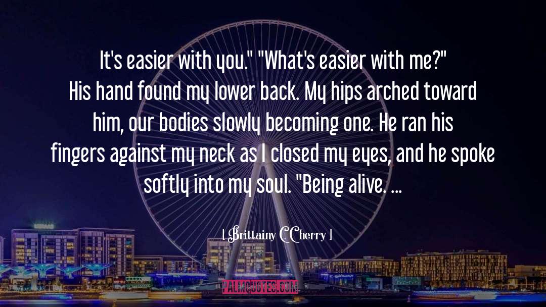 Lower Back quotes by Brittainy C. Cherry
