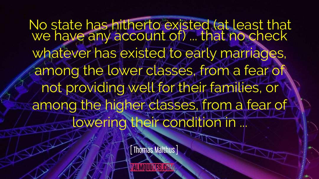 Lower Class quotes by Thomas Malthus