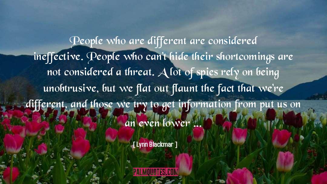 Lower Level quotes by Lynn Blackmar