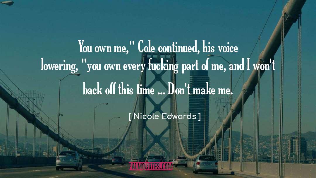 Lowering quotes by Nicole Edwards