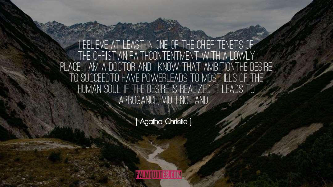 Lowly quotes by Agatha Christie