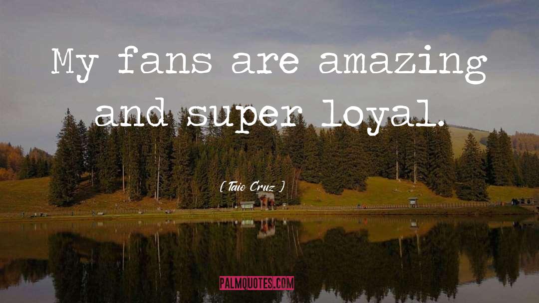Loyal Fans quotes by Taio Cruz