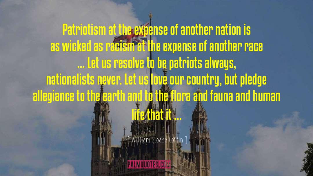 Loyalists And Patriots quotes by William Sloane Coffin