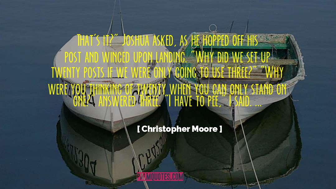 Lubbers Landing quotes by Christopher Moore