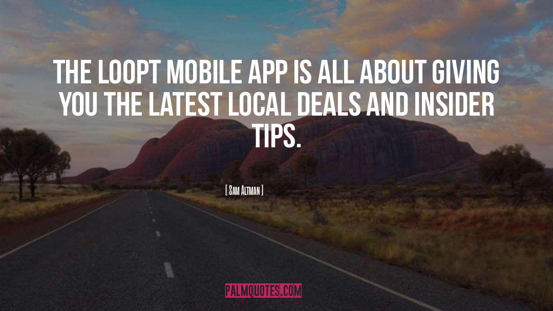 Lube Mobile quotes by Sam Altman
