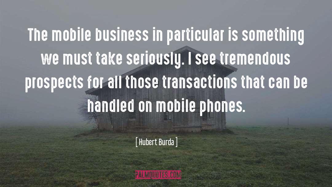 Lube Mobile quotes by Hubert Burda