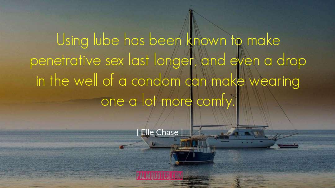 Lube quotes by Elle Chase