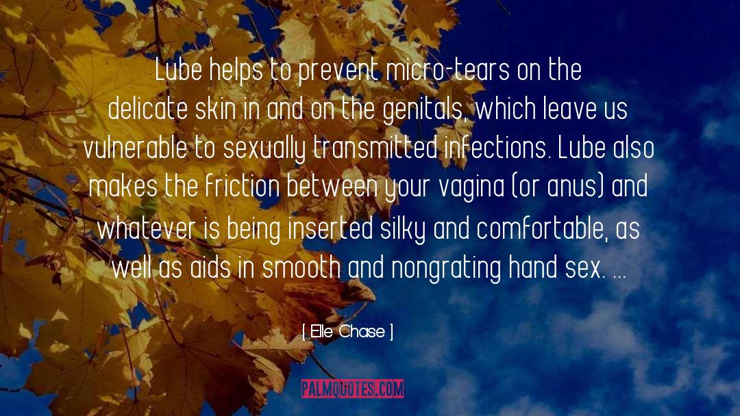 Lube quotes by Elle Chase