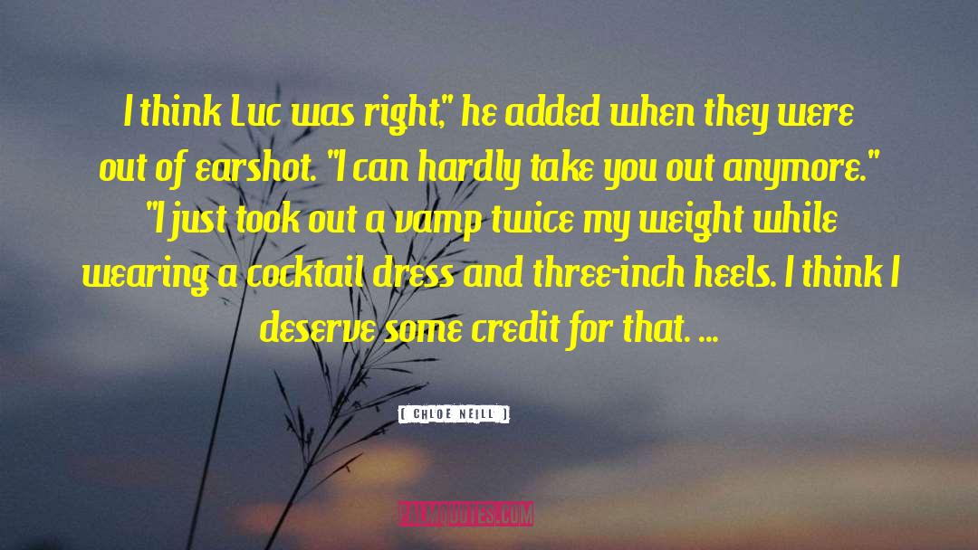 Luc quotes by Chloe Neill