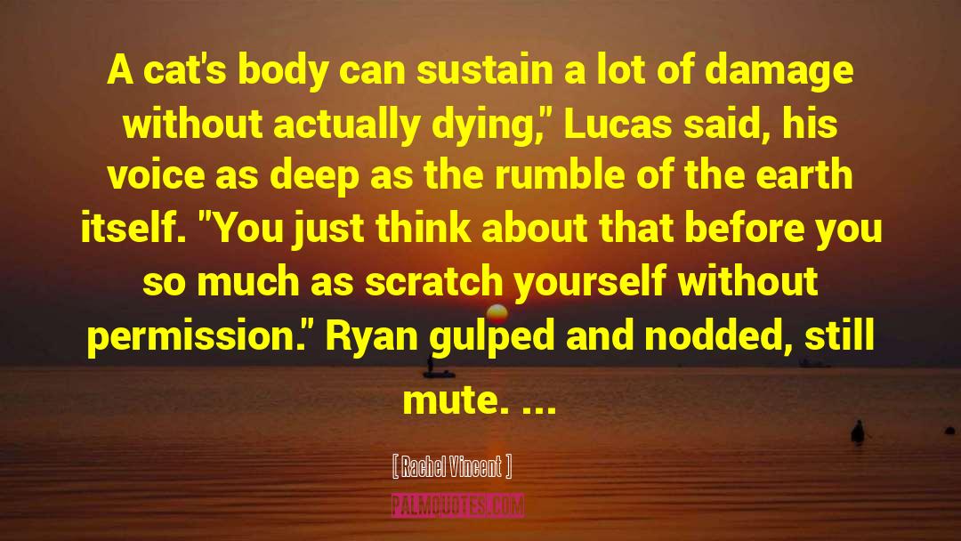 Lucas Bellamy quotes by Rachel Vincent