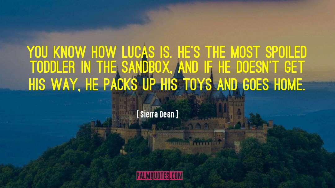 Lucas Parker quotes by Sierra Dean