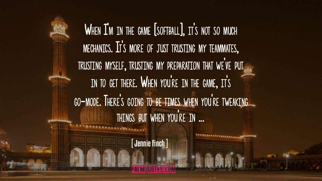 Lucasarts Games quotes by Jennie Finch