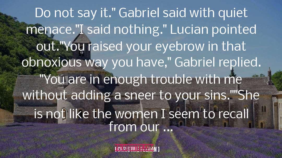 Lucian quotes by Christine Feehan