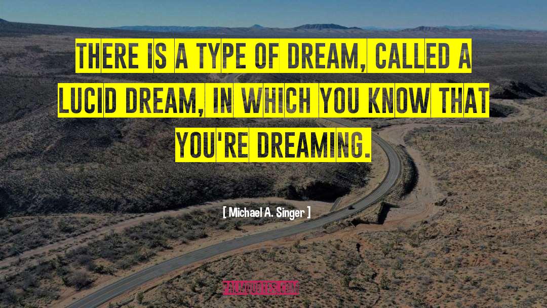 Lucid Dream quotes by Michael A. Singer