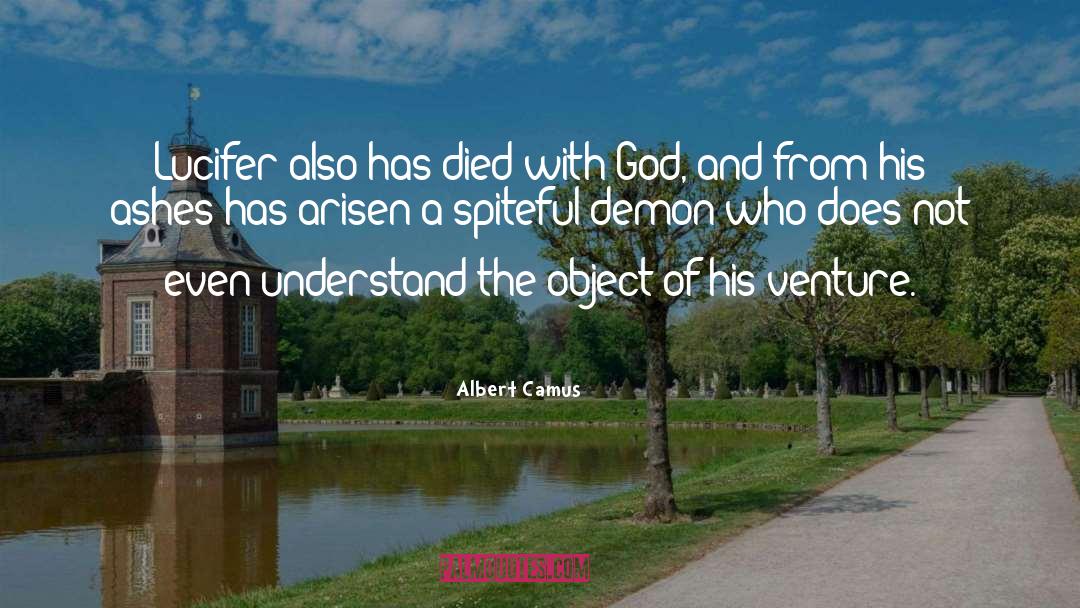 Lucifer quotes by Albert Camus