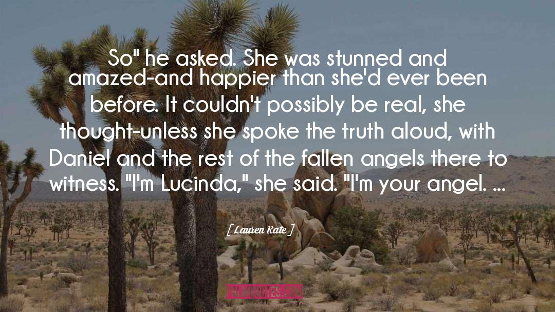 Lucinda quotes by Lauren Kate