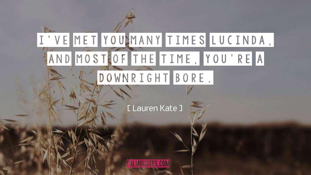 Lucinda quotes by Lauren Kate
