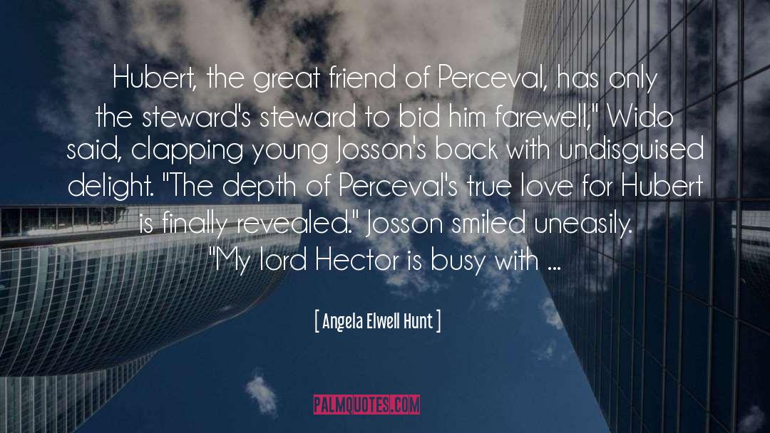 Lucius Hunt quotes by Angela Elwell Hunt