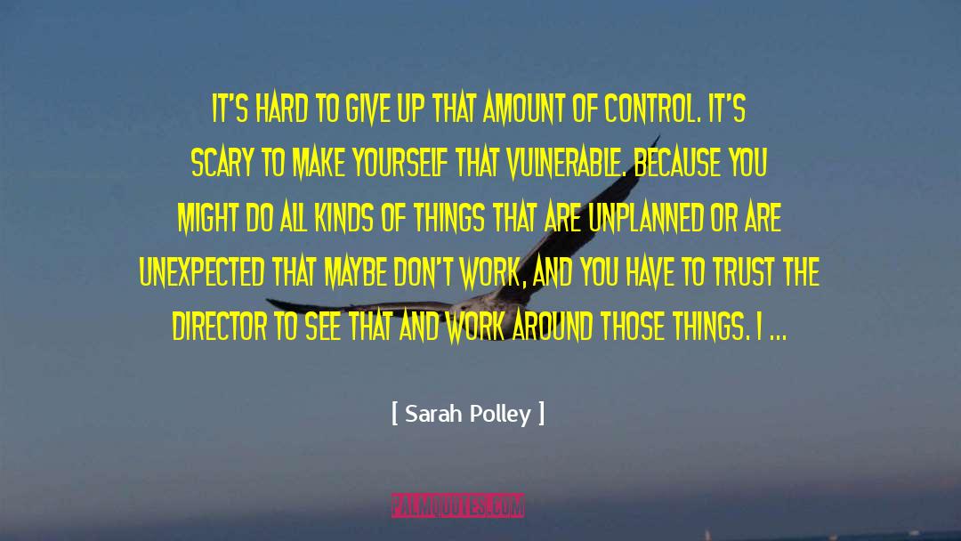 Luck And Hard Work quotes by Sarah Polley