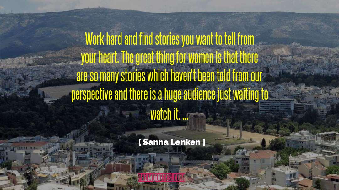 Luck And Hard Work quotes by Sanna Lenken