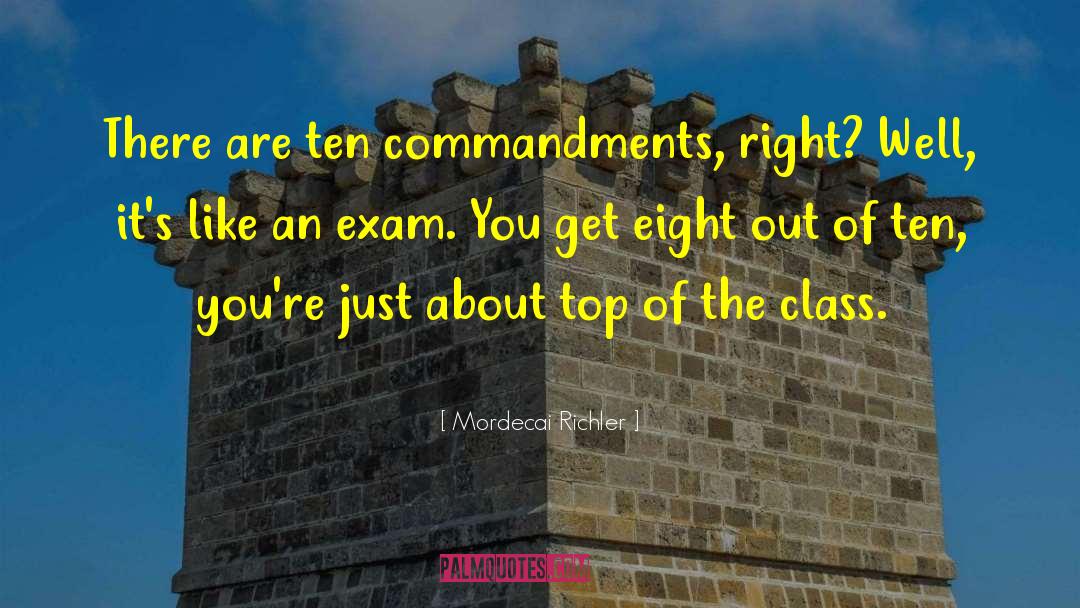 Luck For Exam Sms quotes by Mordecai Richler