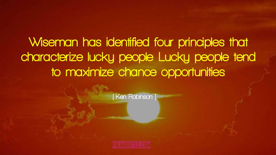 Lucky Breaks quotes by Ken Robinson