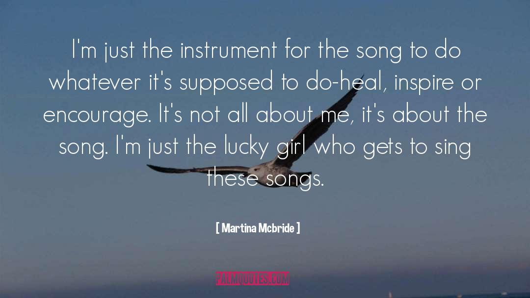 Lucky Girl quotes by Martina Mcbride