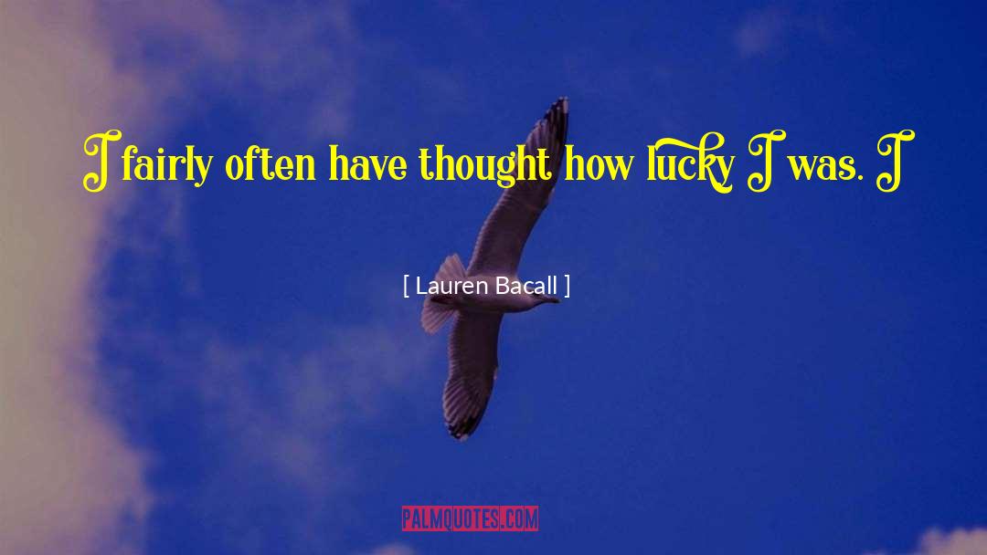 Lucky Hat quotes by Lauren Bacall