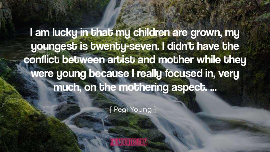 Lucky quotes by Pegi Young