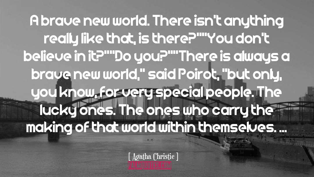 Lucky quotes by Agatha Christie