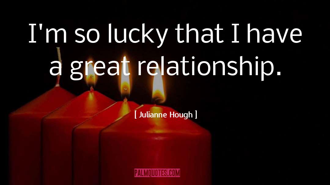Lucky quotes by Julianne Hough