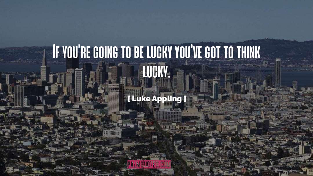 Lucky Wheel Answers quotes by Luke Appling