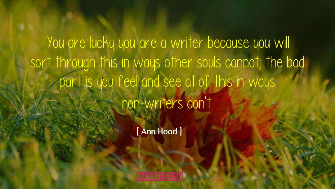 Lucky You quotes by Ann Hood