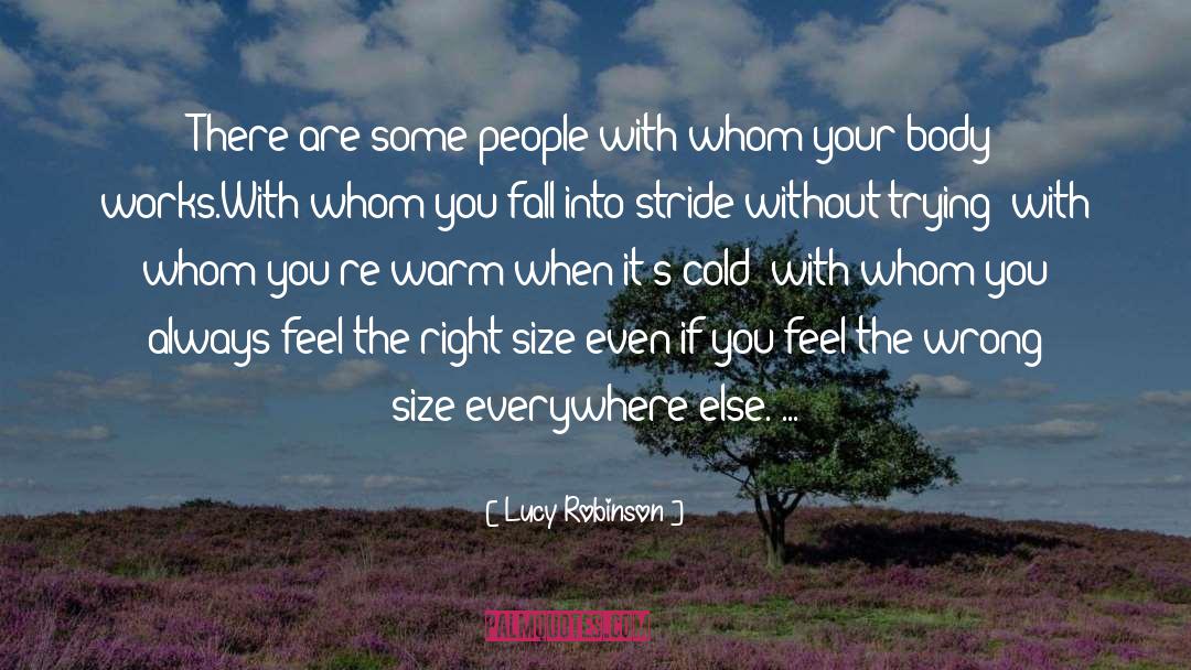 Lucy B091 quotes by Lucy Robinson