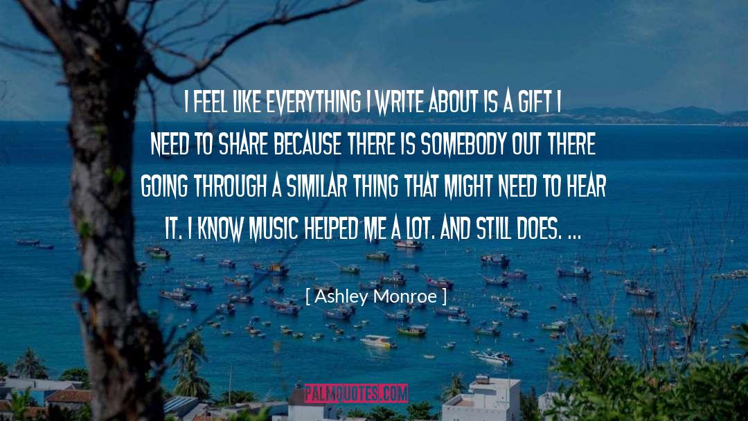 Lucy Monroe quotes by Ashley Monroe